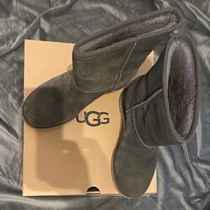 UGG Charcoal Shearling Boots